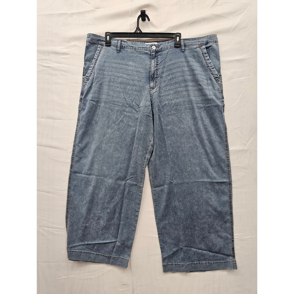 Nine West Jeans Wide Leg Pant Melody Blue Plus Size 20W SLNWB3130-MEL NEW